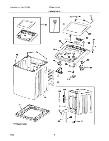 Diagram for FFTW4120SW