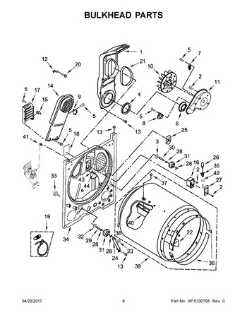 WED49STBW0 Parts List | Fox Appliance Parts Atlanta