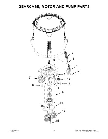 Diagram for WTW4855HW1