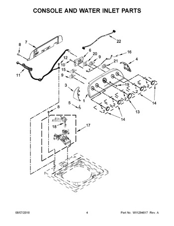 Diagram for WTW5000DW2