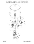 Diagram for 05 - Gearcase, Motor And Pump Parts