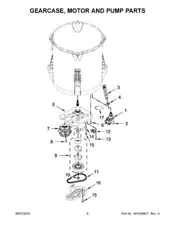 Diagram for WTW5000DW2