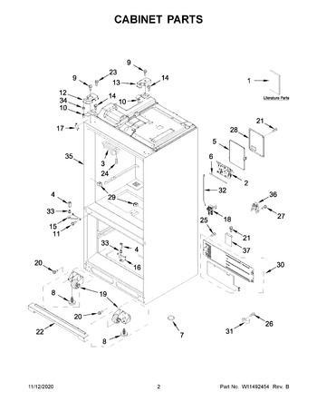 Diagram for WRF767SDHZ02