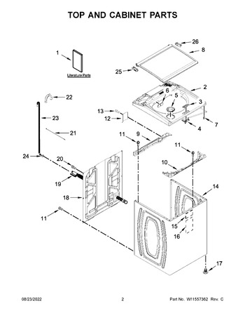 Diagram for WTW5057LW0