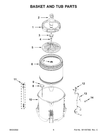 Diagram for WTW5057LW0