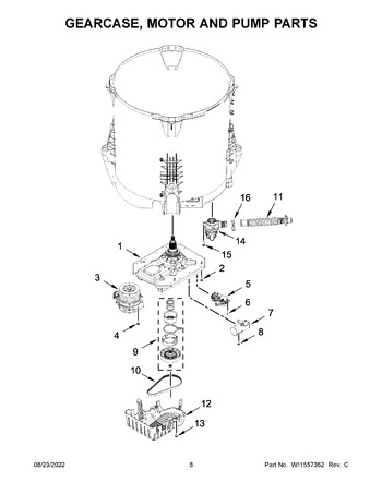 Diagram for WTW5057LW0