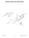 Diagram for 03 - Control Panel And Latch Parts