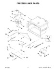 Diagram for 04 - Freezer Liner Parts