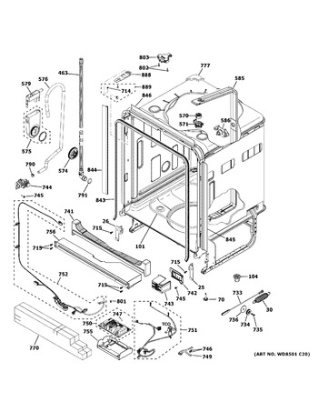 Diagram for GDT665SSN3SS