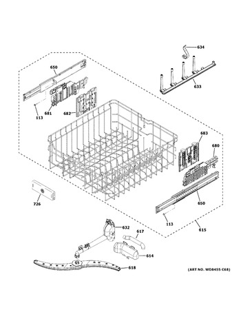 Diagram for GDT665SSN3SS