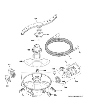 Diagram for GDT665SSN3SS